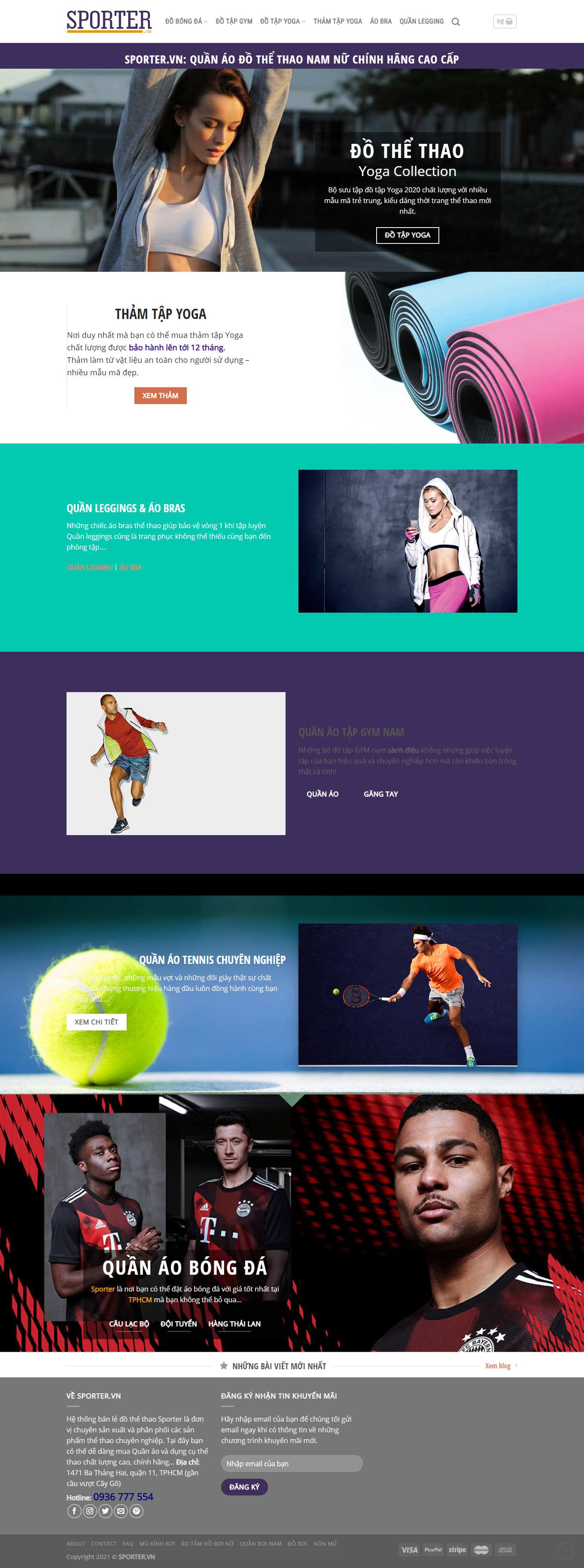 Thiết kế Web lạng sơn sporter.vn