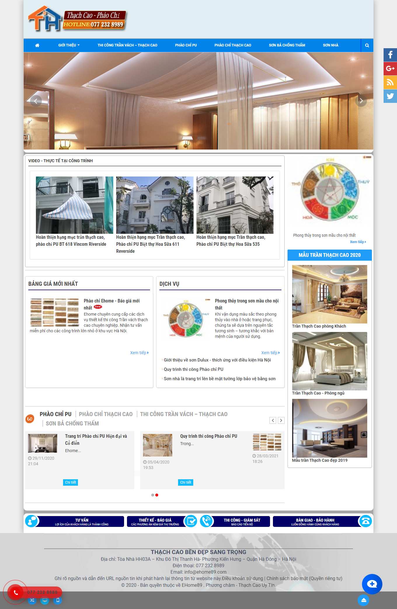 Thiết kế Web lạng sơn ehome89.com