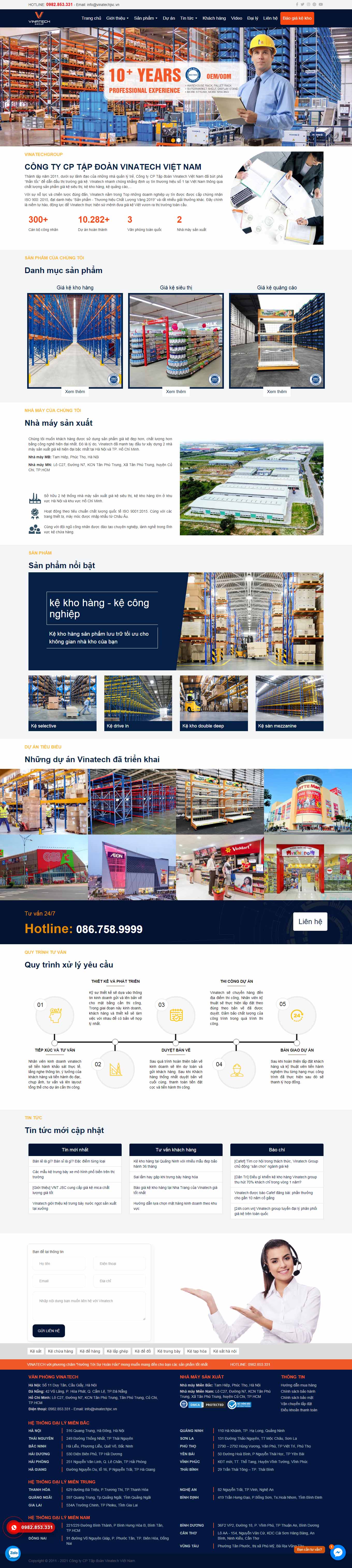 Thiết kế Web lạng sơn vinatech.net.vn