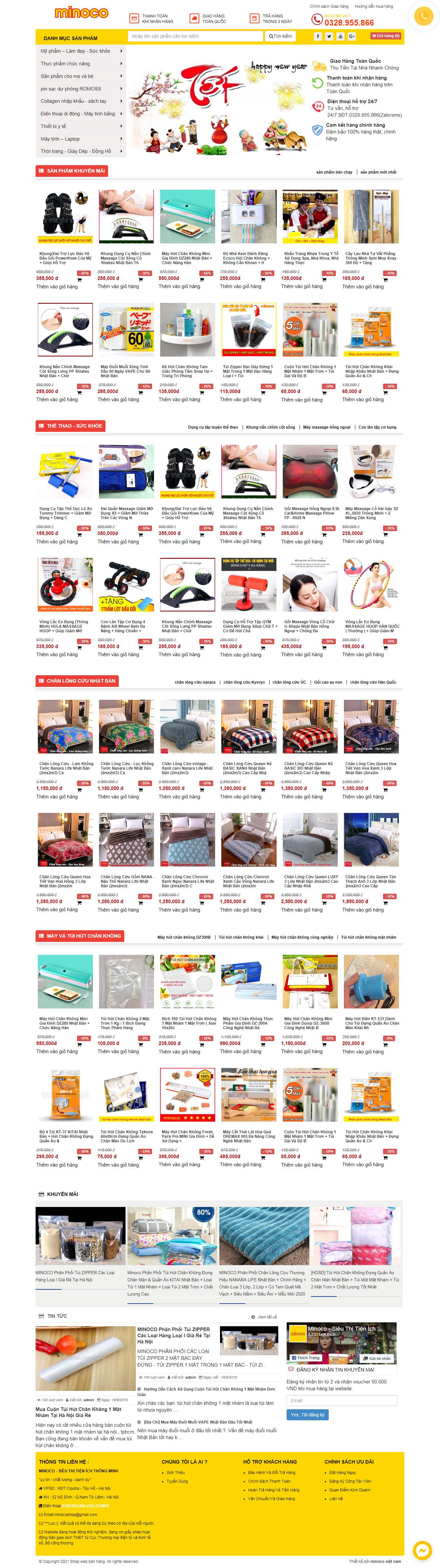 Thiết kế Web bến tre minoco.vn