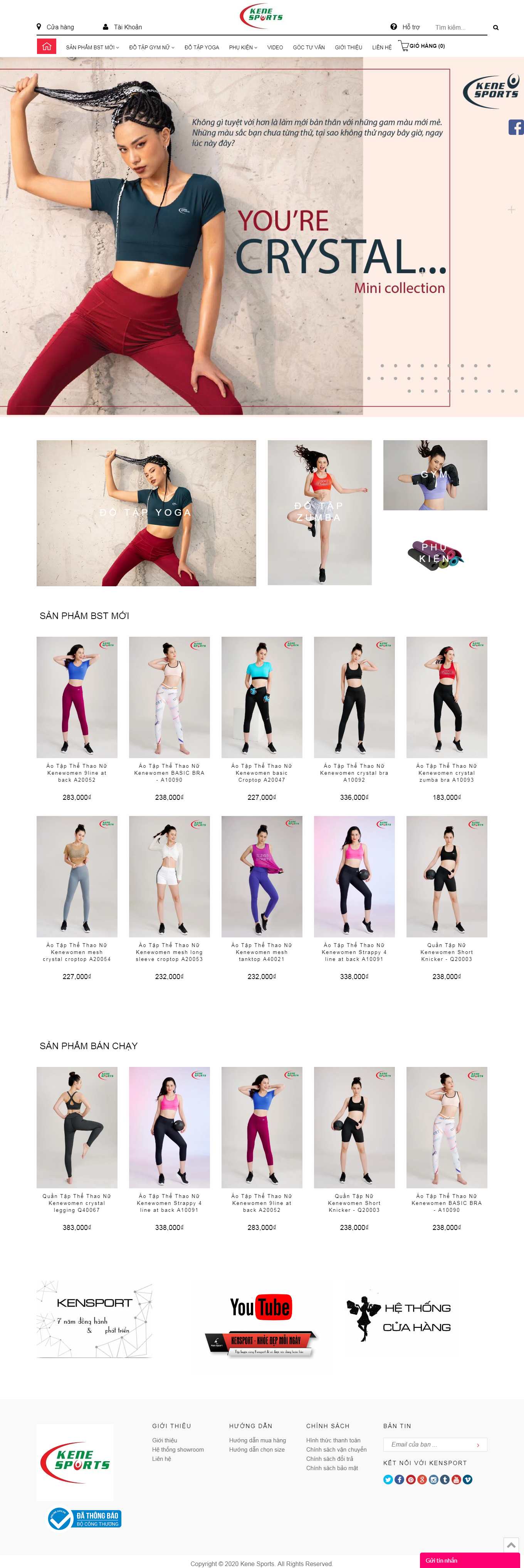 Thiết kế Web bến tre kensport.vn