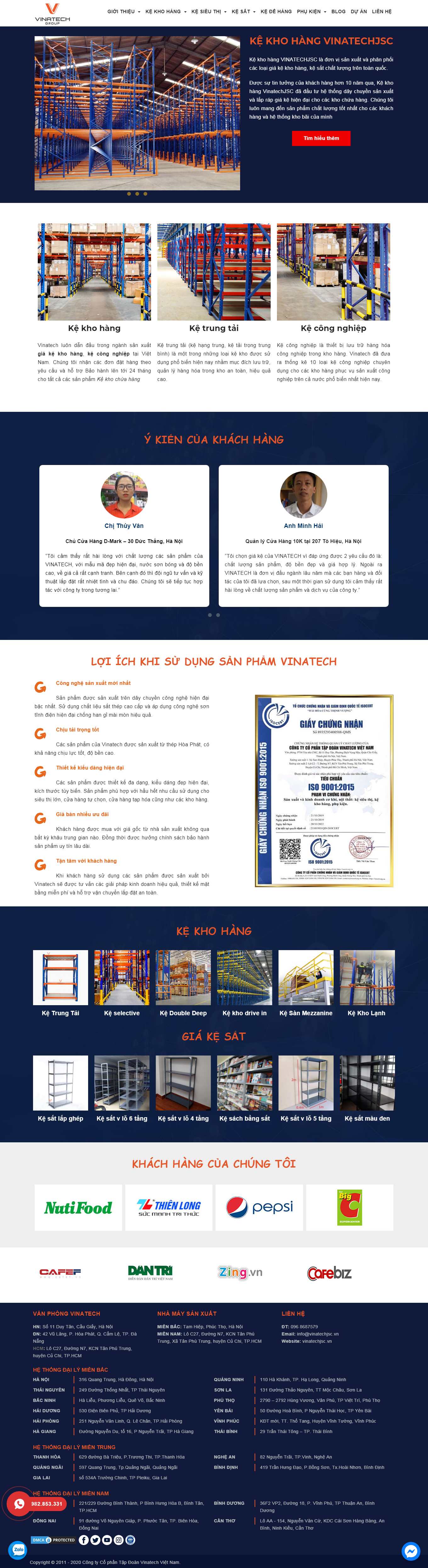 Thiết kế Web bình Định vinatechjsc.vn