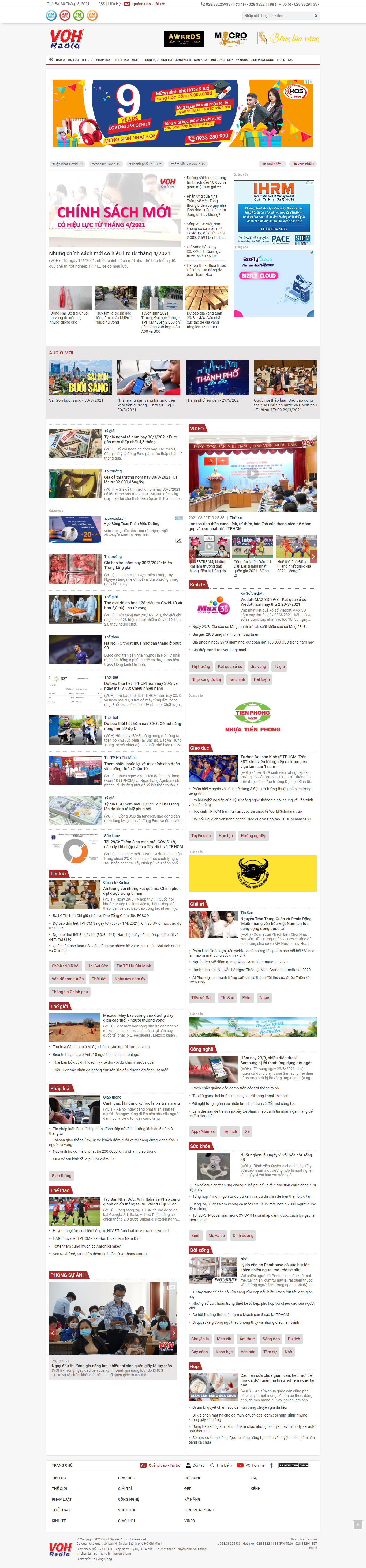 Thiết kế Web bình Định voh.com.vn