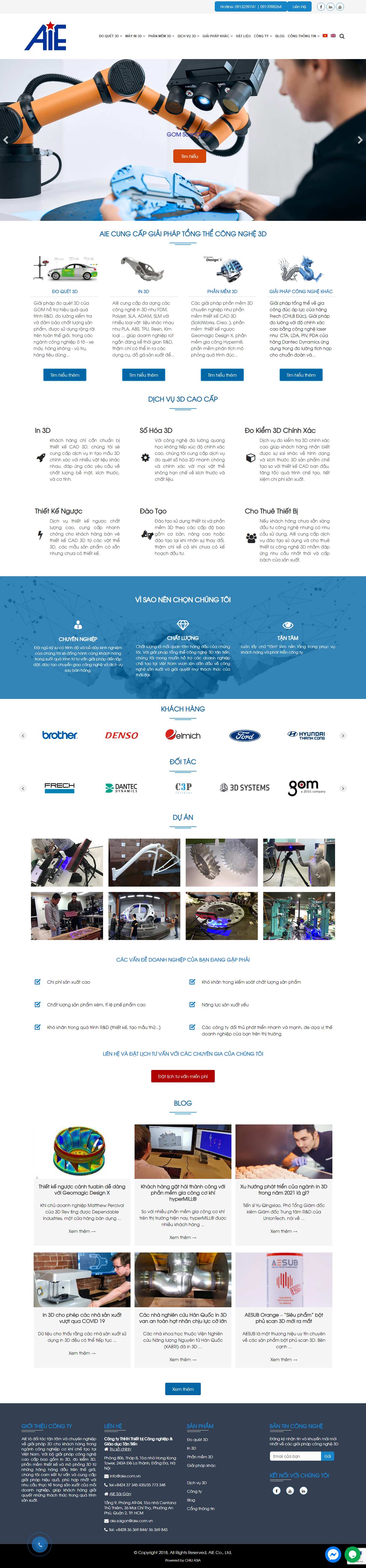 Thiết kế Web cao bằng aie.com.vn