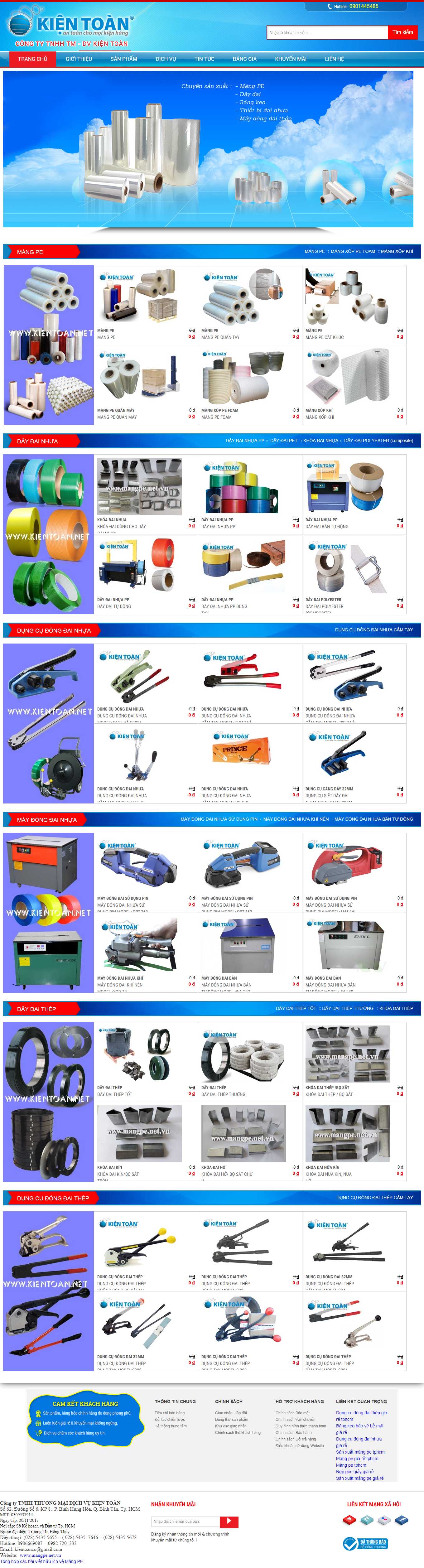 Thiết kế Web cần thơ mangpe.net.vn