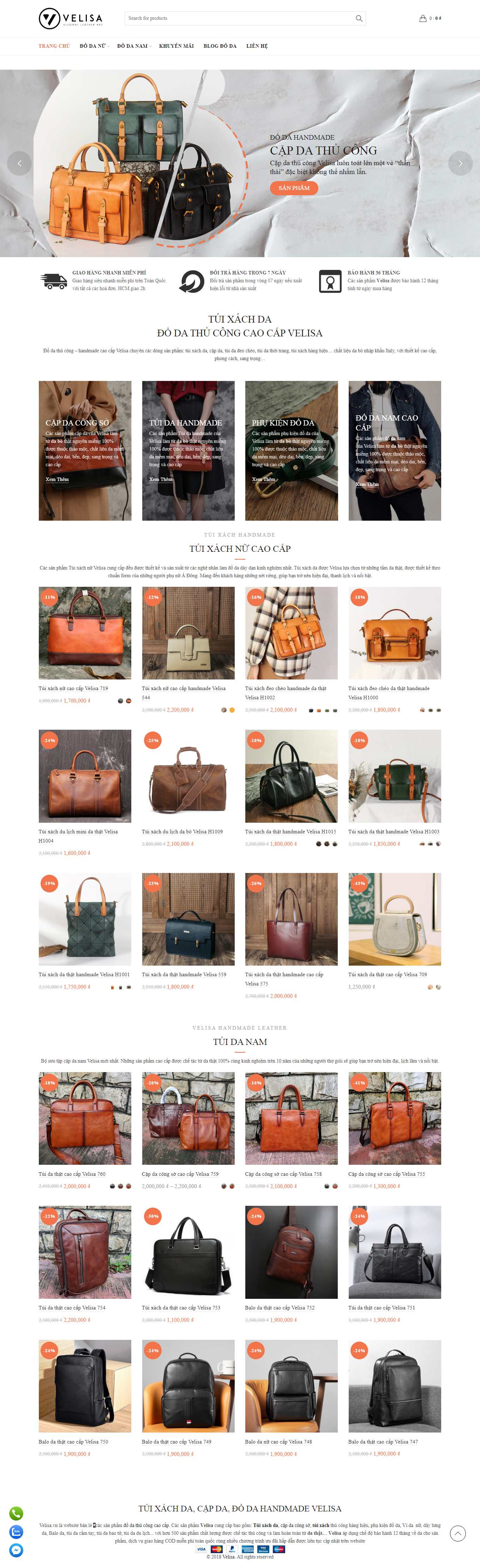 Thiết kế Web cần thơ velisa.vn