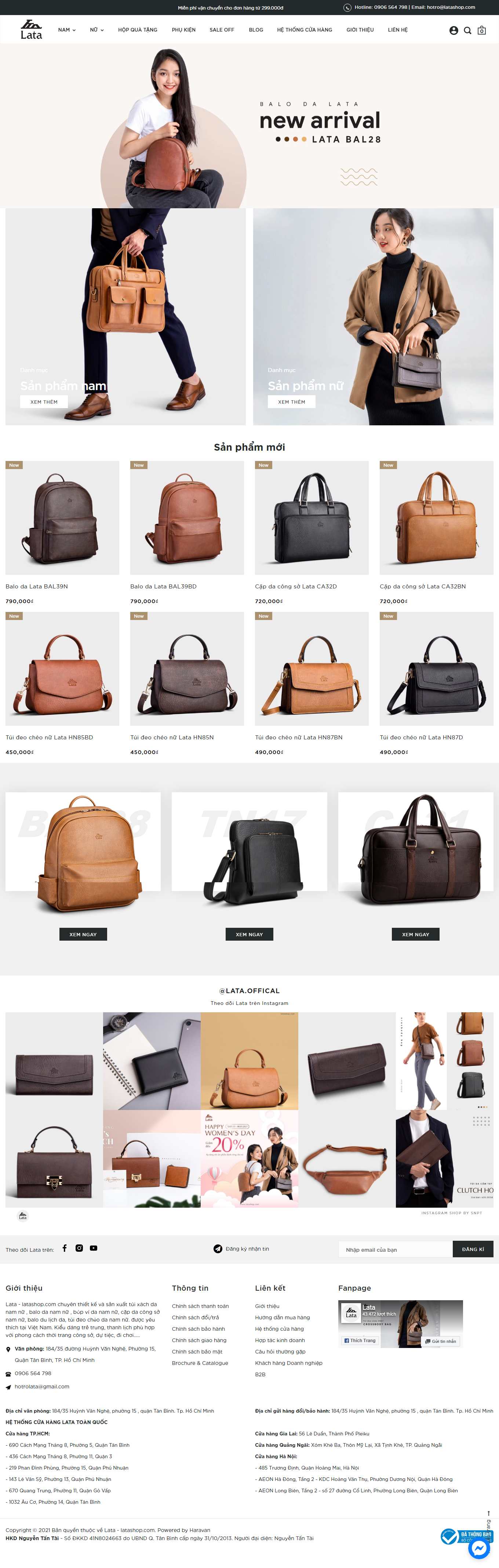 Thiết kế Web cần thơ latashop.com