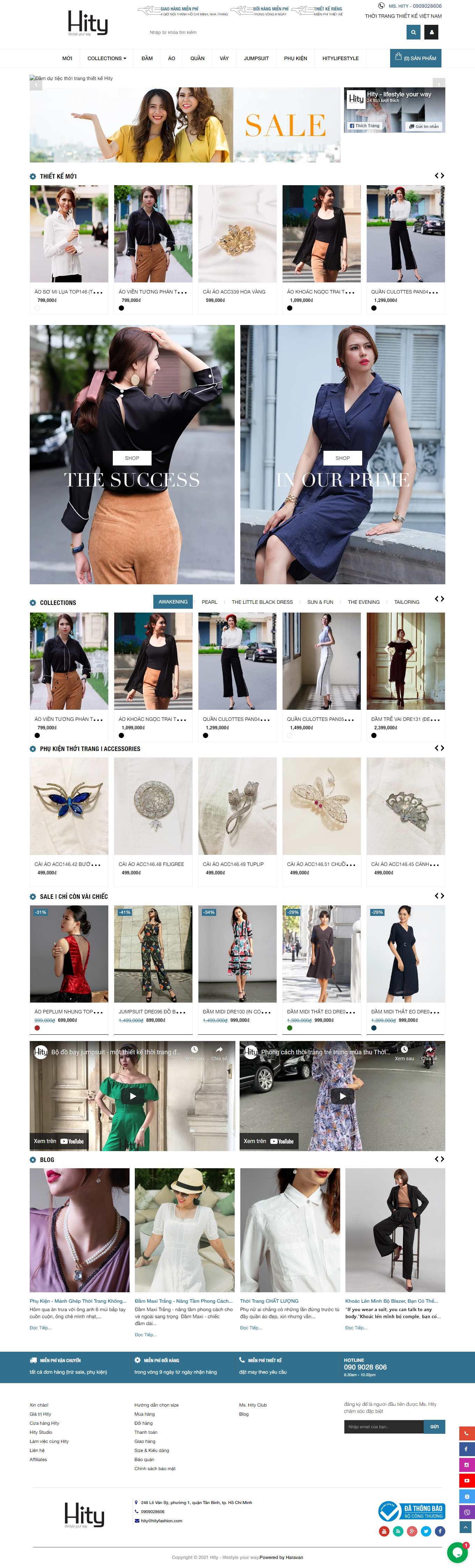 Thiết kế Web cần thơ hityfashion.com