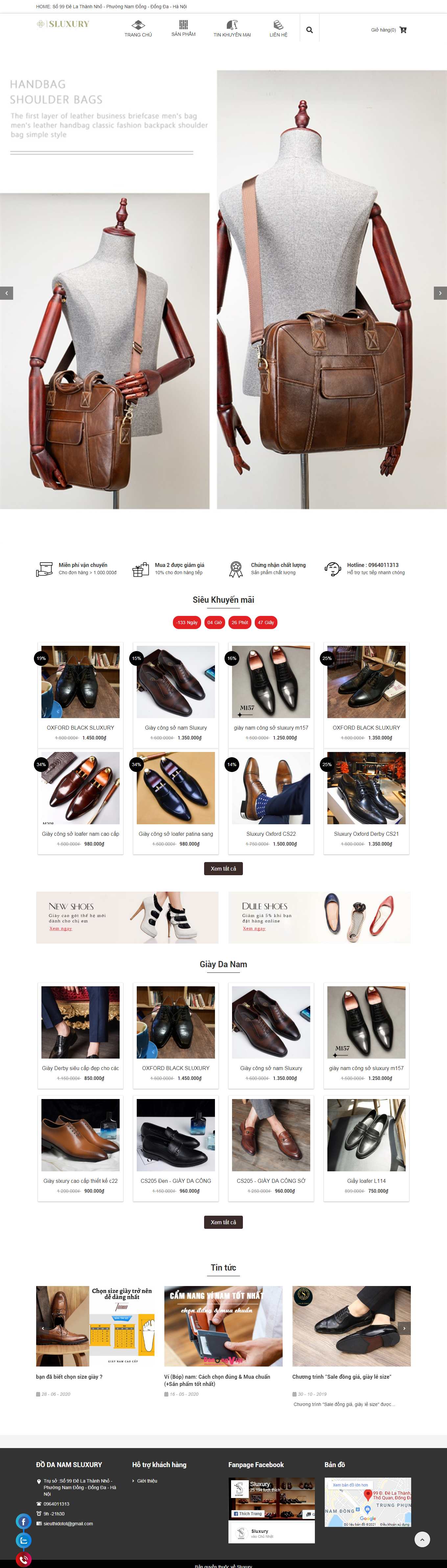 Thiết kế Web Đà nẵng sluxury.com.vn