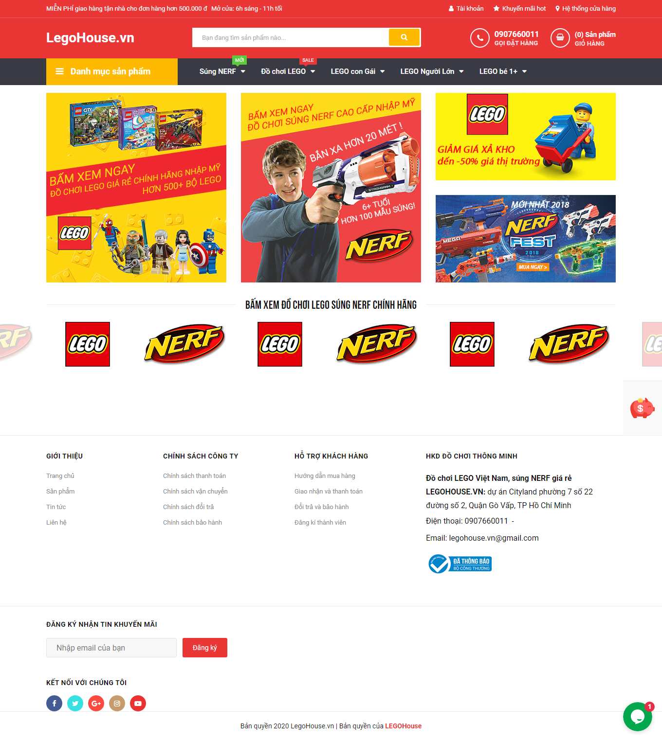 Thiết kế Web Đà nẵng legohouse.vn