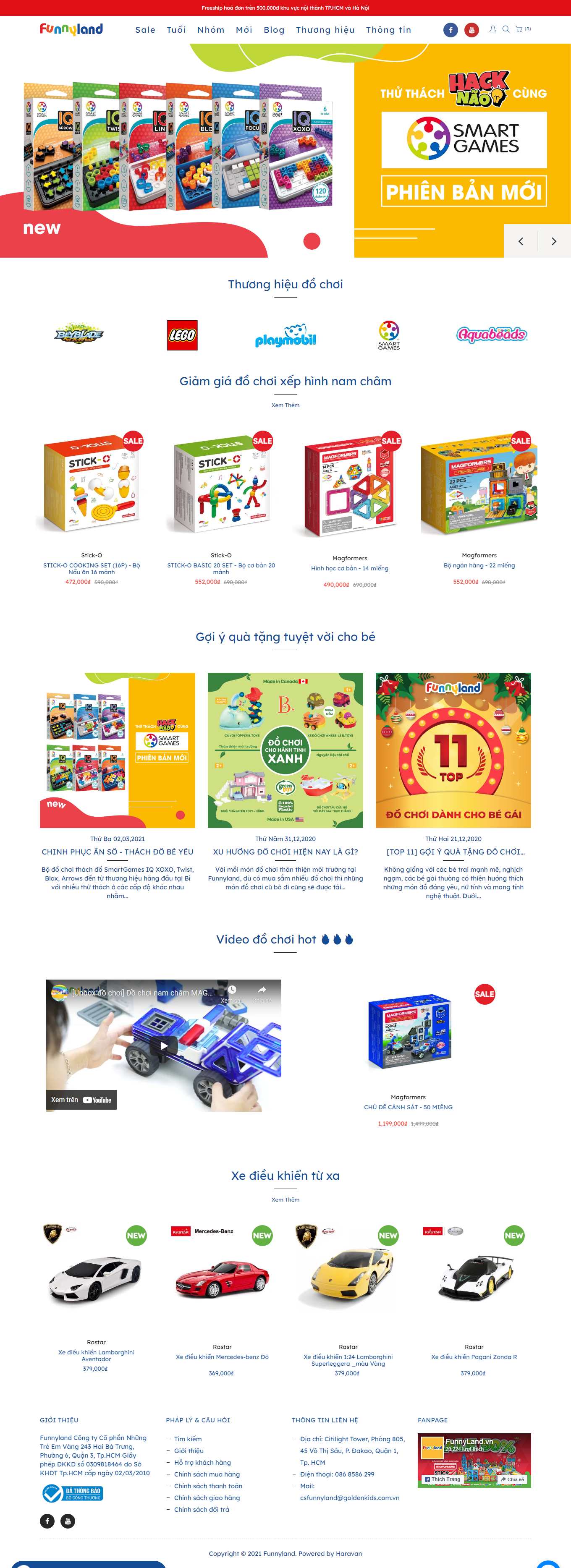 Thiết kế Web Đà nẵng funnyland.vn