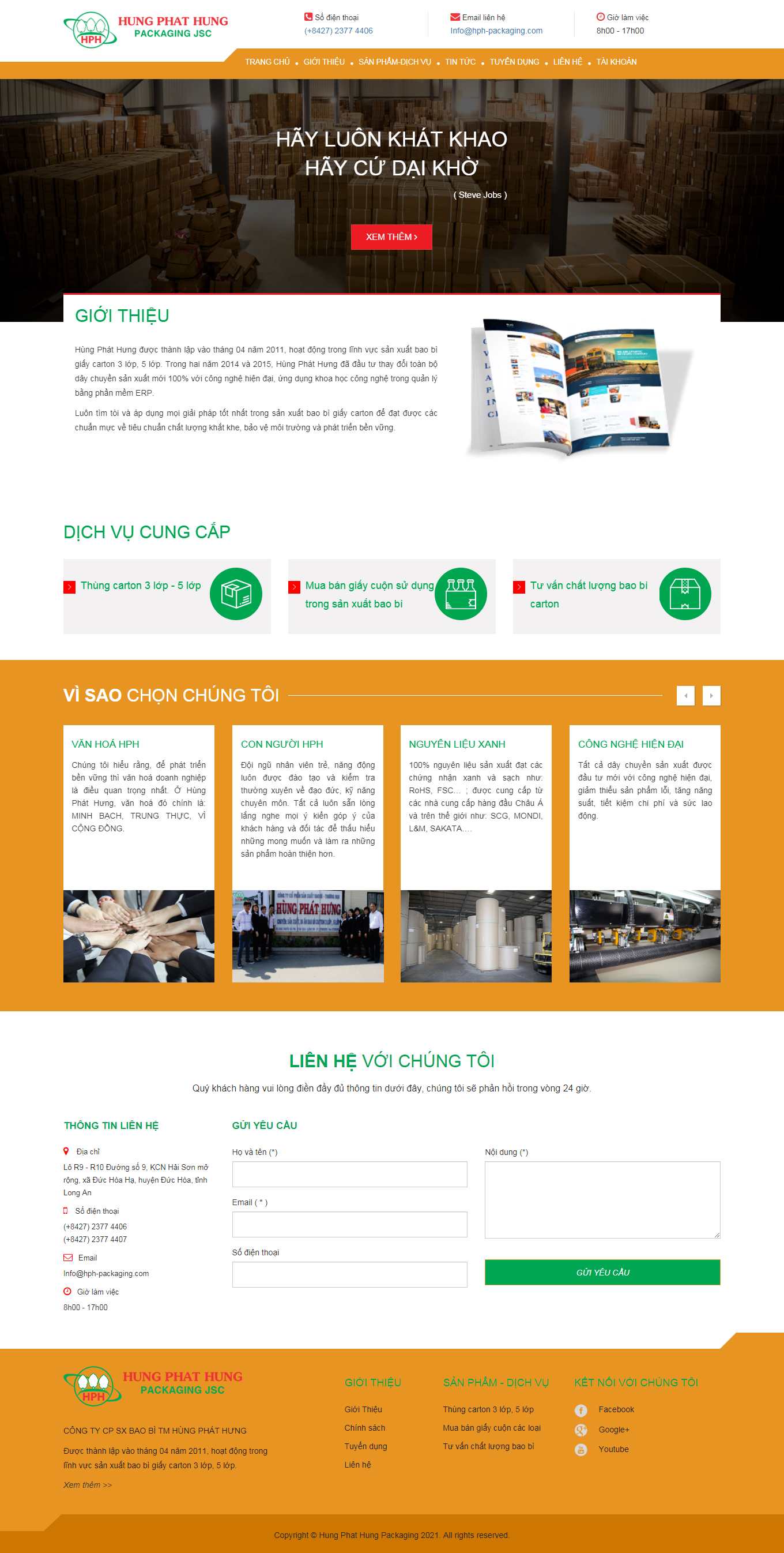 Thiết kế Web Đắk nông hungphathung.com