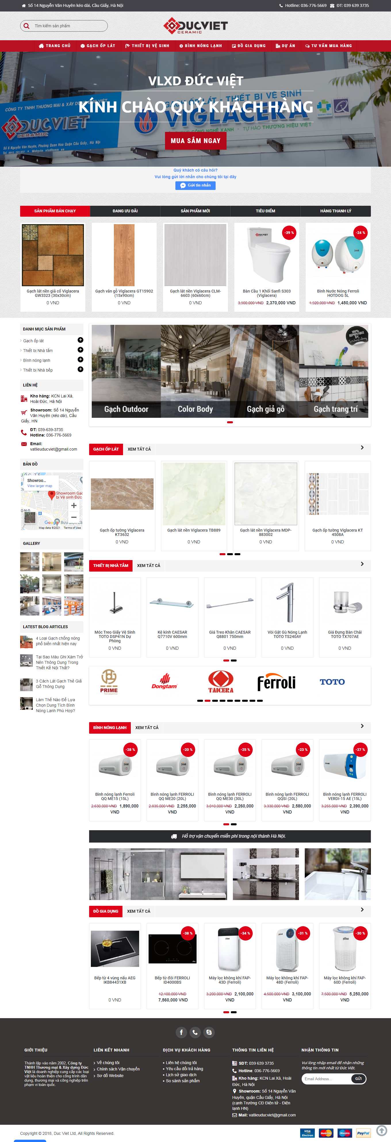 Thiết kế Web Đồng nai vlxdhanoi.com.vn