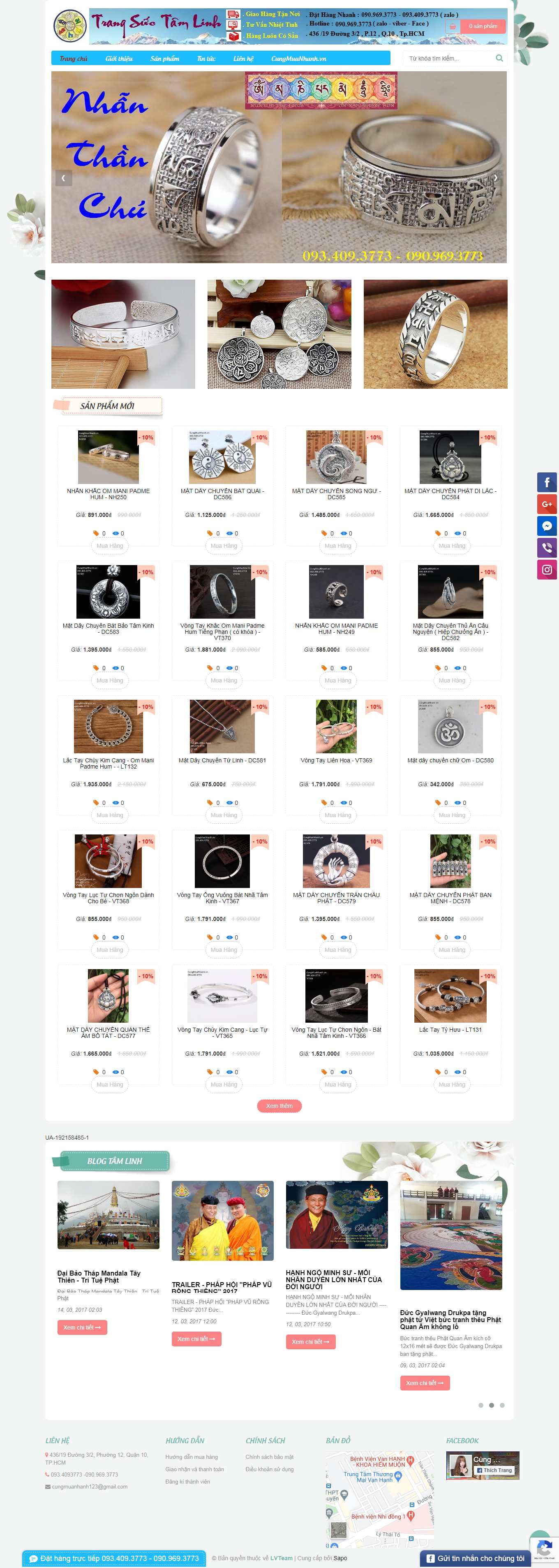 Thiết kế Web Điện biên trangsuctamlinh.vn