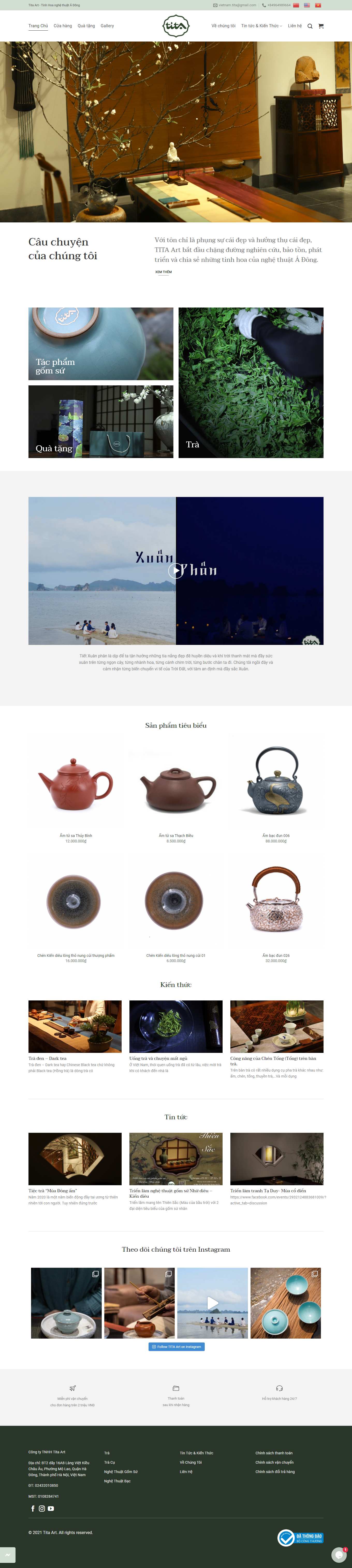 Thiết kế Web Điện biên tita.art