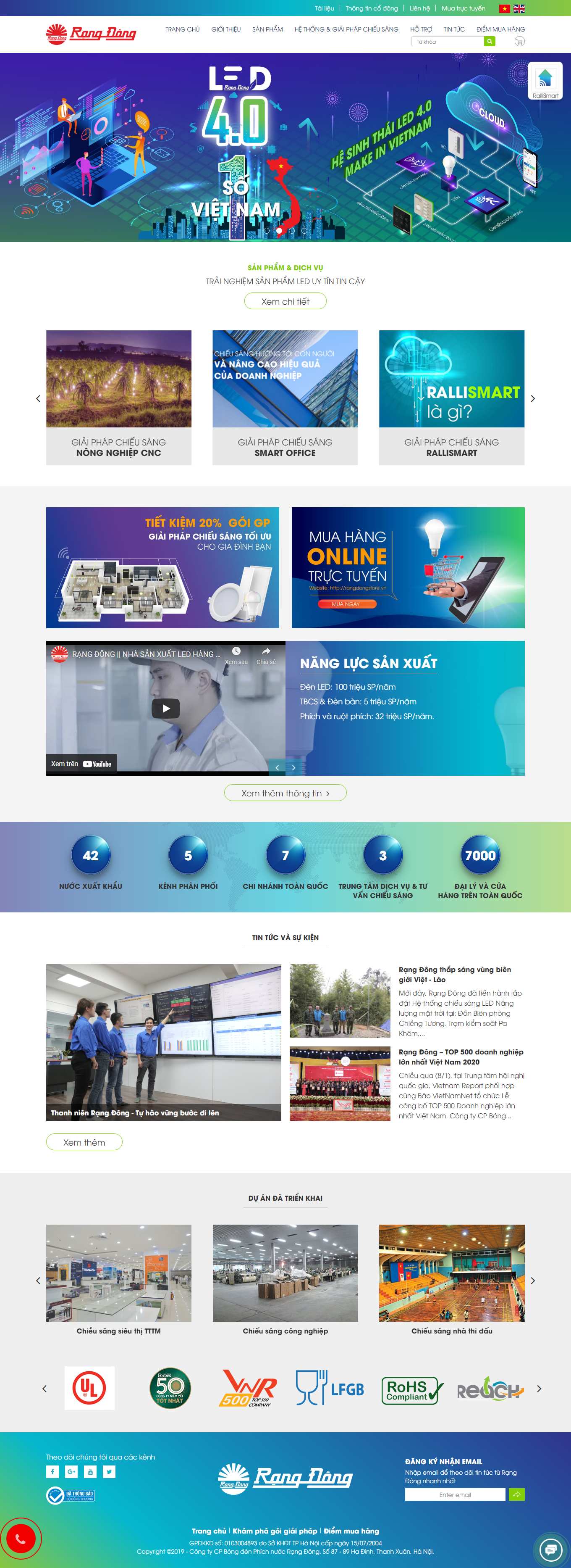 Thiết kế Web hà giang rangdong.com.vn