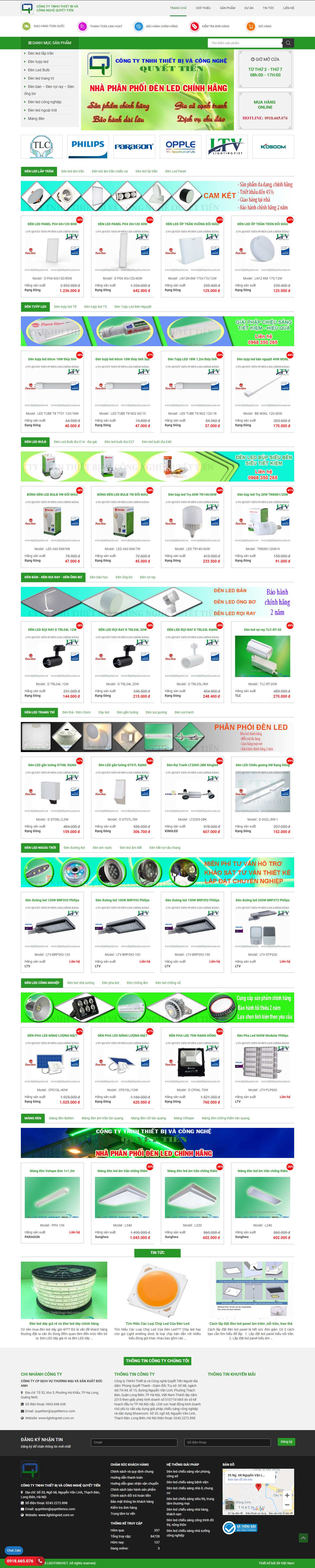 Thiết kế Web hà giang lightingviet.com.vn