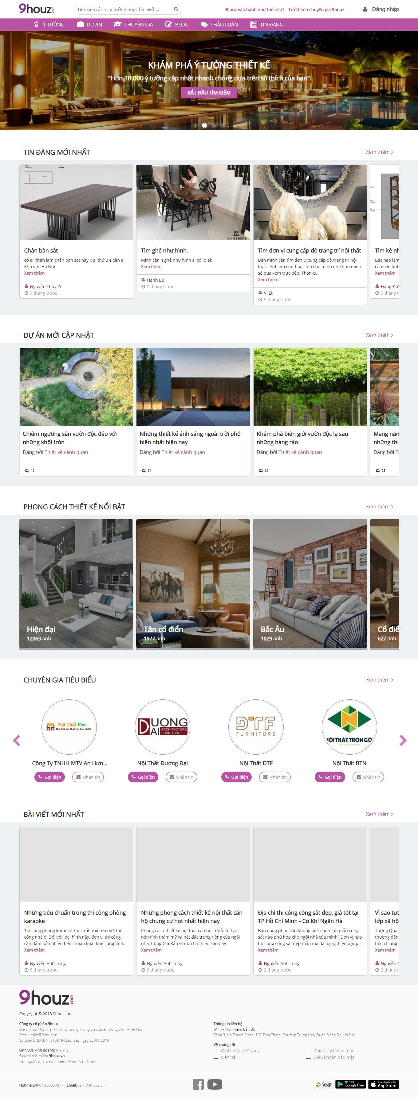 Thiết kế Web nam Định 9houz.vn