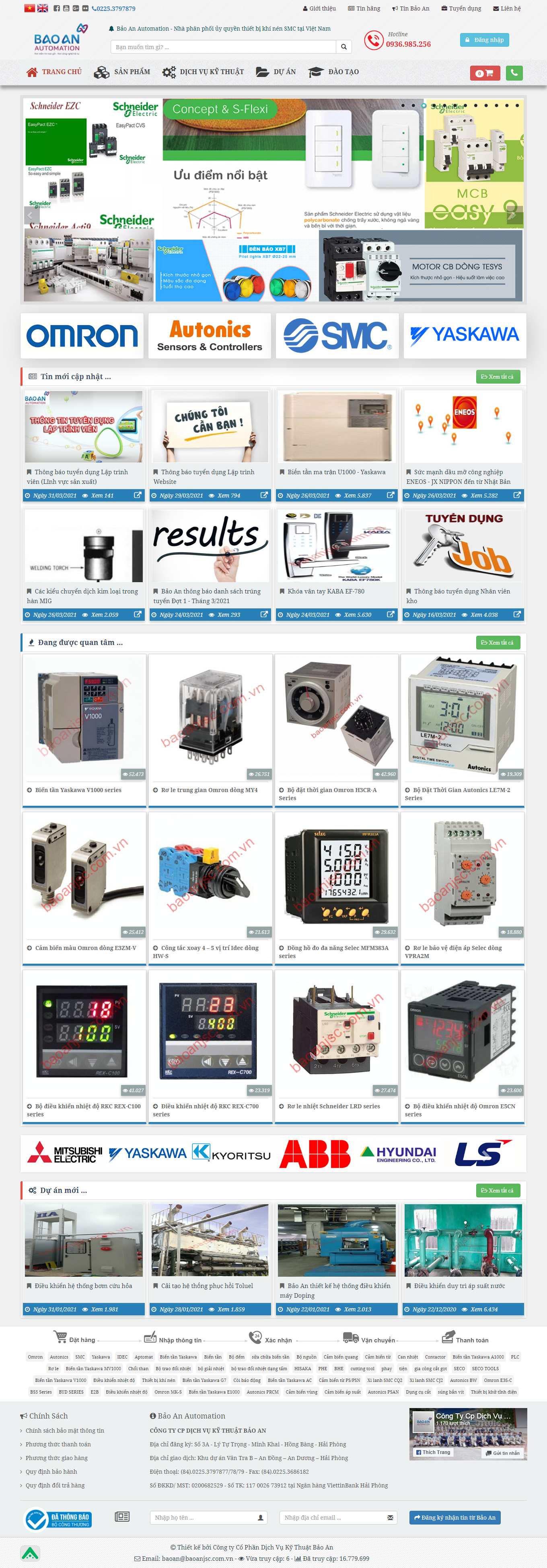 Thiết kế Web ninh bình baoanjsc.com.vn