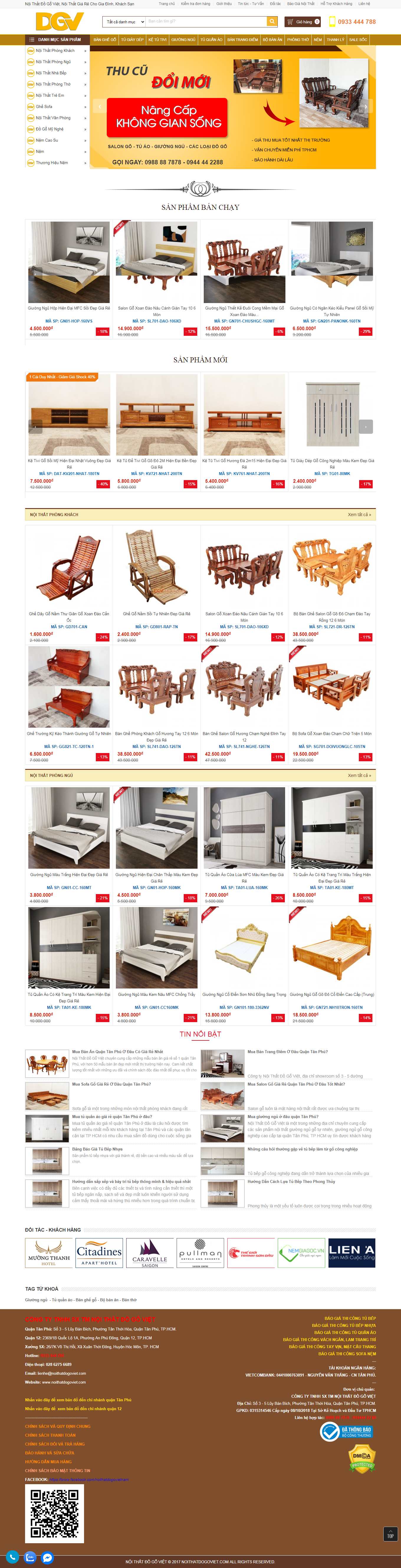 Thiết kế Web ninh bình noithatdogoviet.com