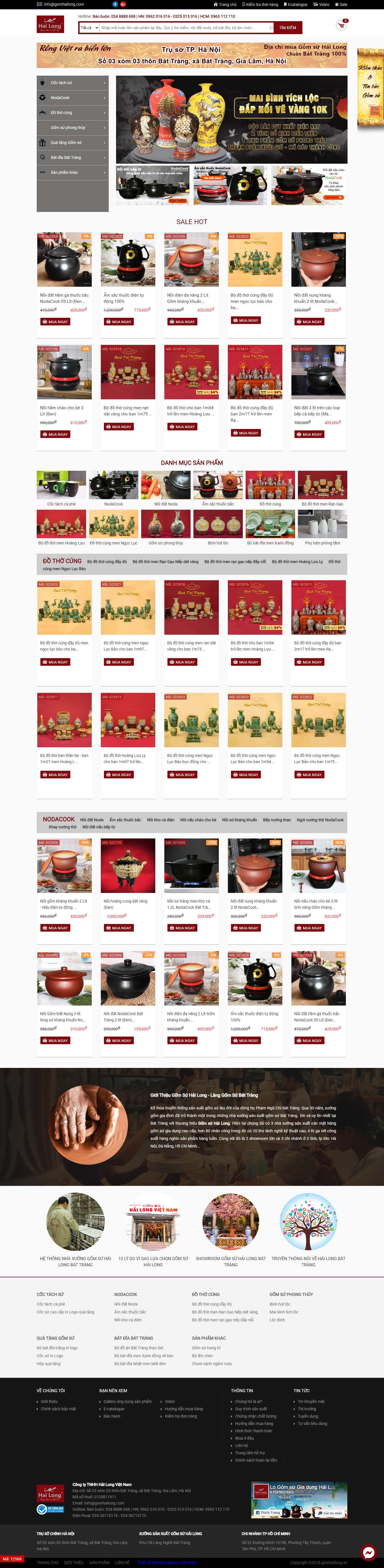 Thiết kế Web ninh thuận gomhailong.vn