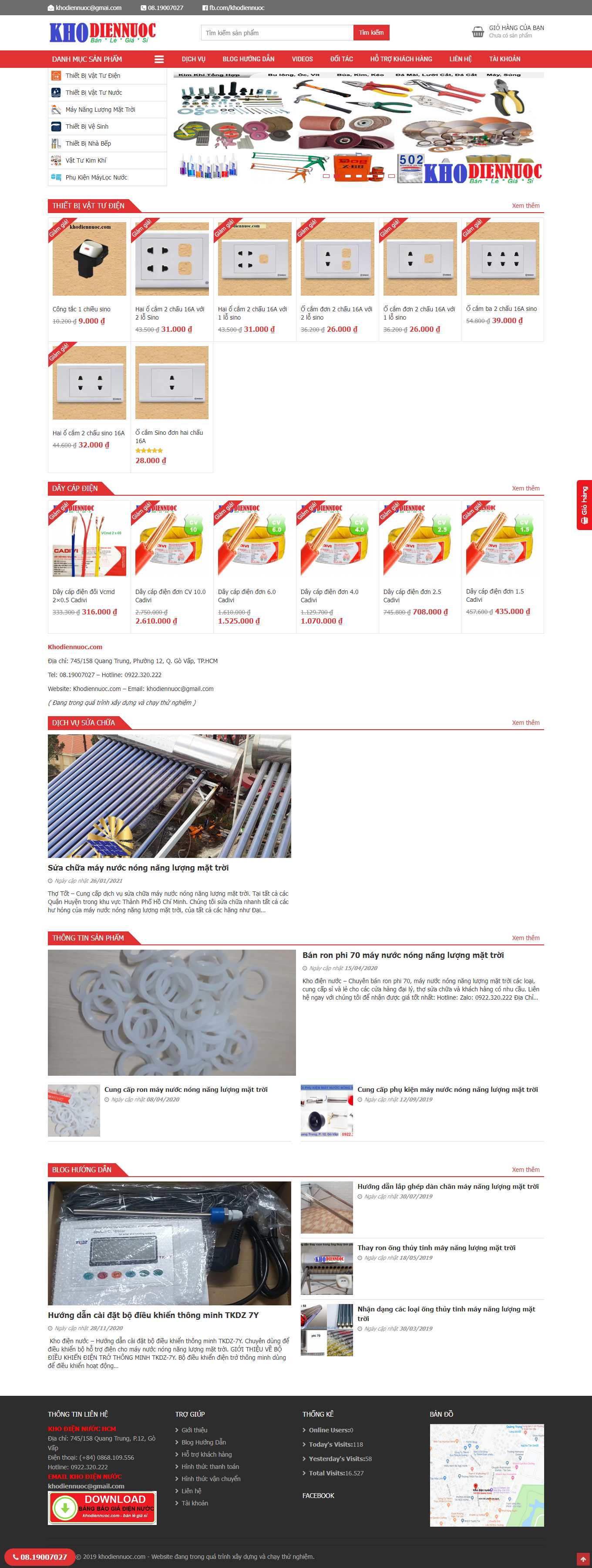 Thiết kế Web ninh thuận khodiennuoc.com