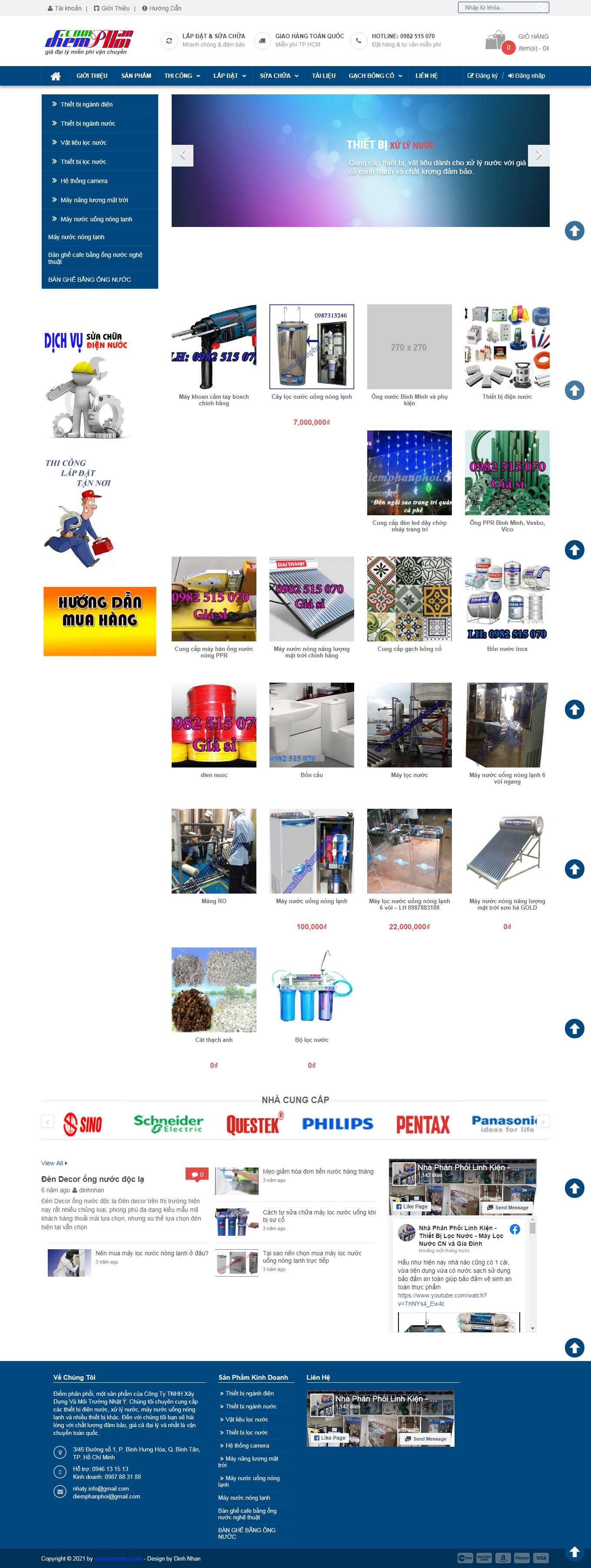 Thiết kế Web ninh thuận diemphanphoi.com