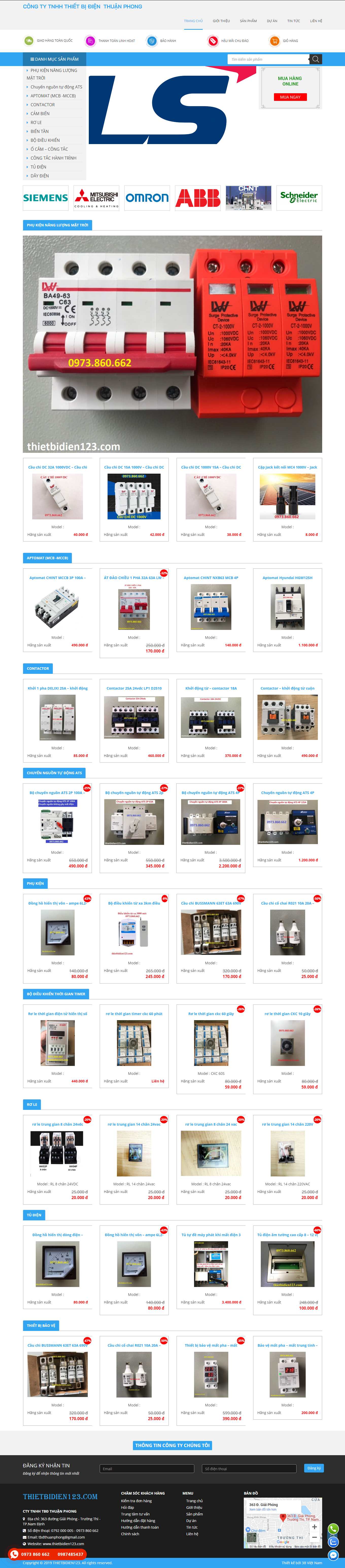 Thiết kế Web ninh thuận thietbidien123.com