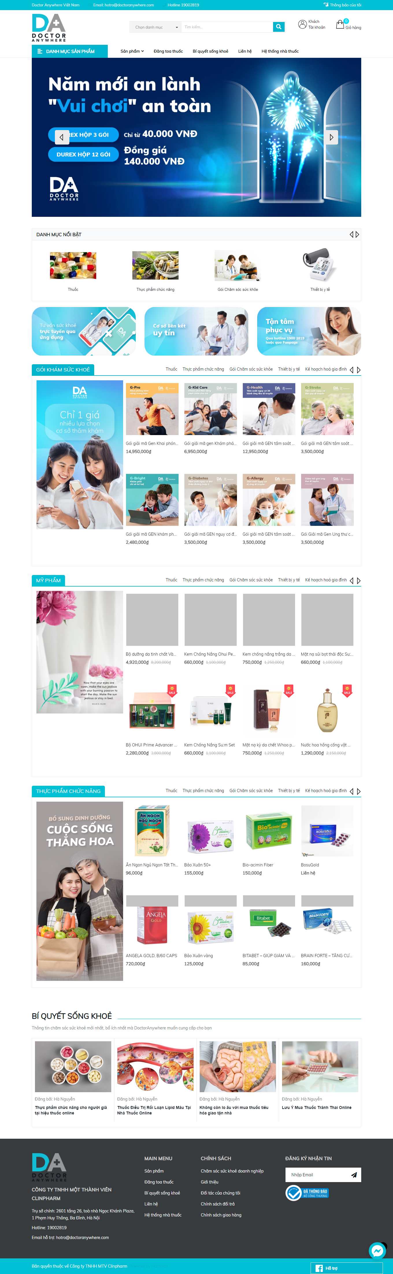 Thiết kế Web ninh thuận shop.doctoranywhere.vn