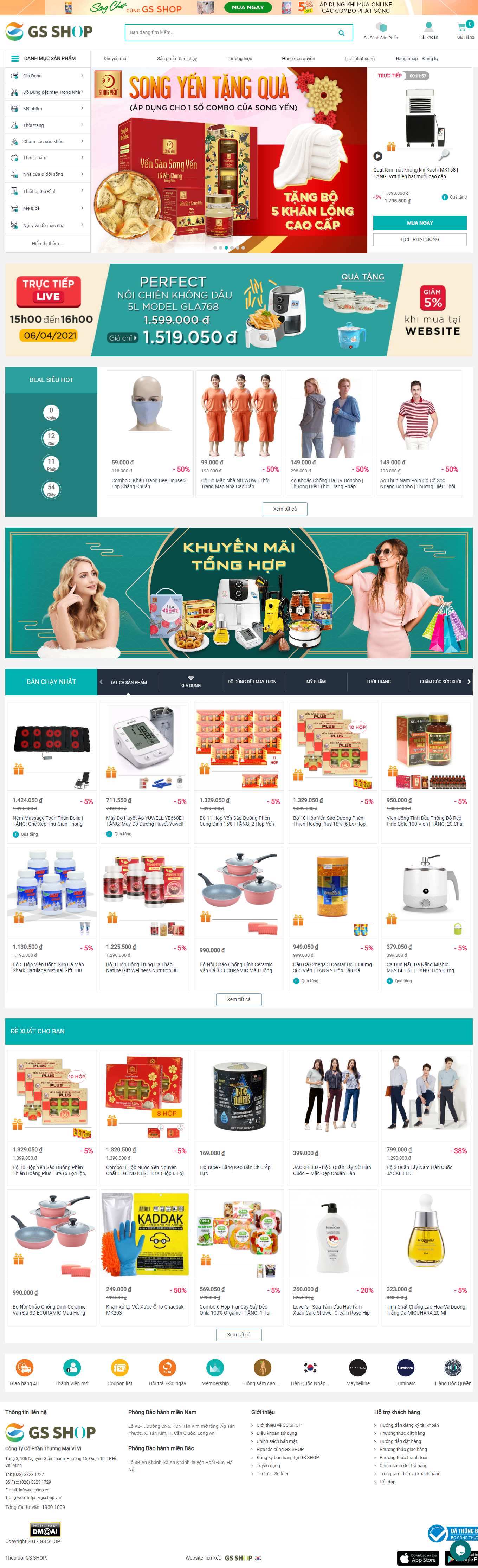 Thiết kế Web ninh thuận gsshop.vn