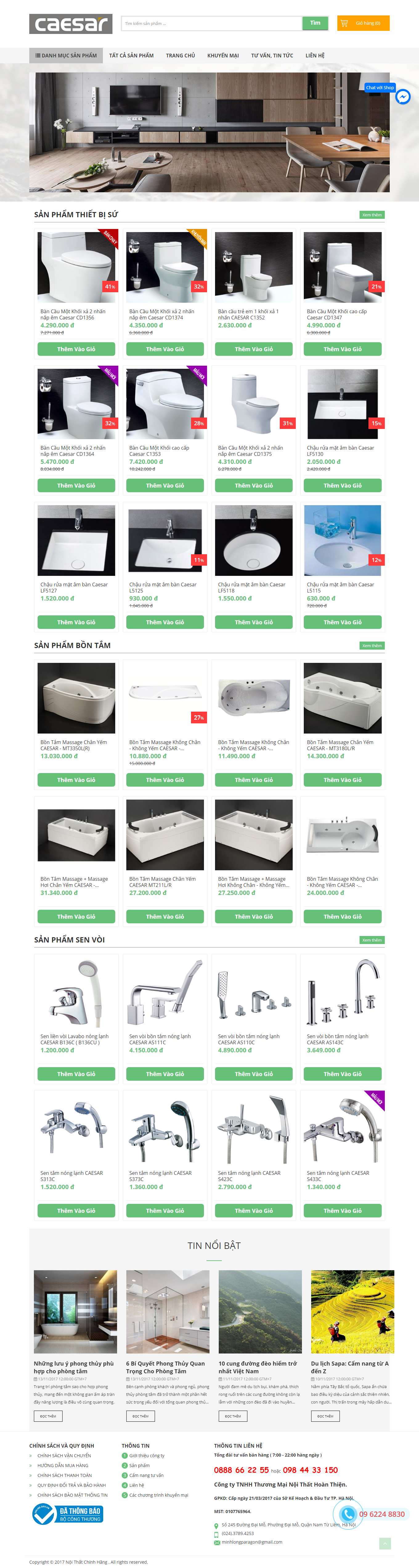 Thiết kế Web phú thọ caesarmienbac.vn