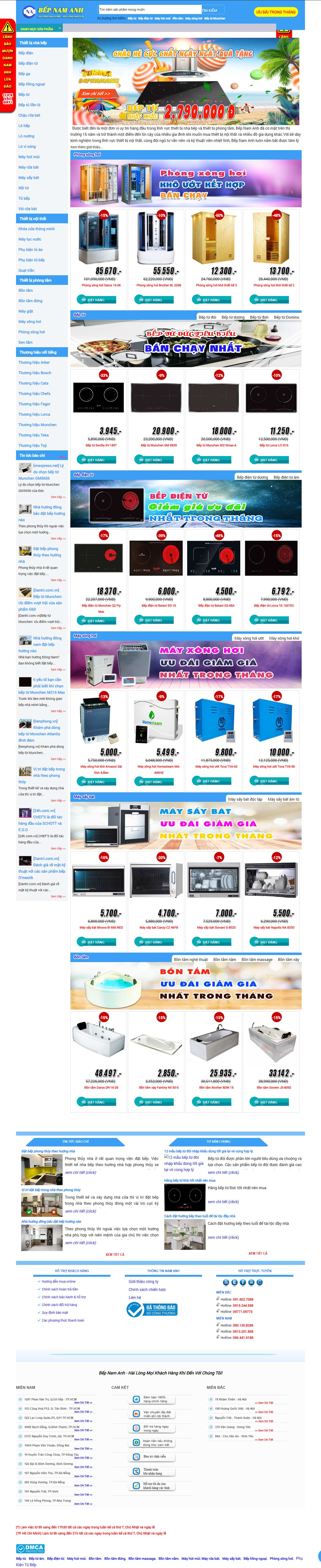 Thiết kế Web phú thọ bepnamanh.com