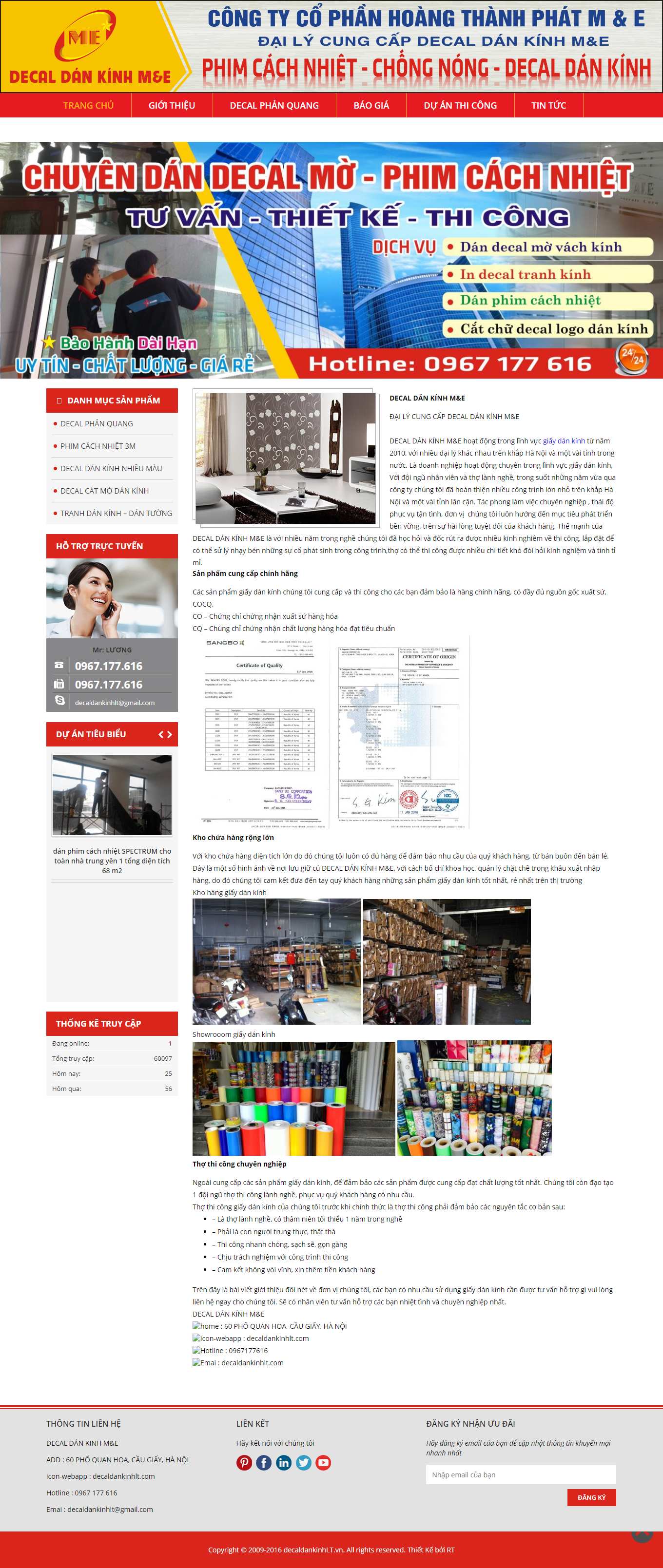 Thiết kế Web phú yên decaldankinhlt.com