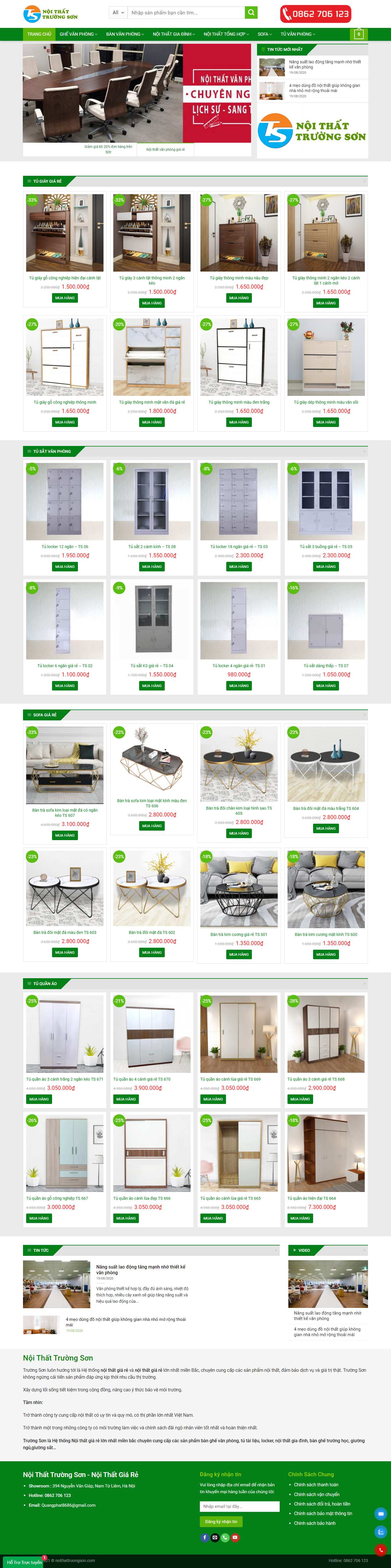 Thiết kế Web phú yên noithattruongson.com