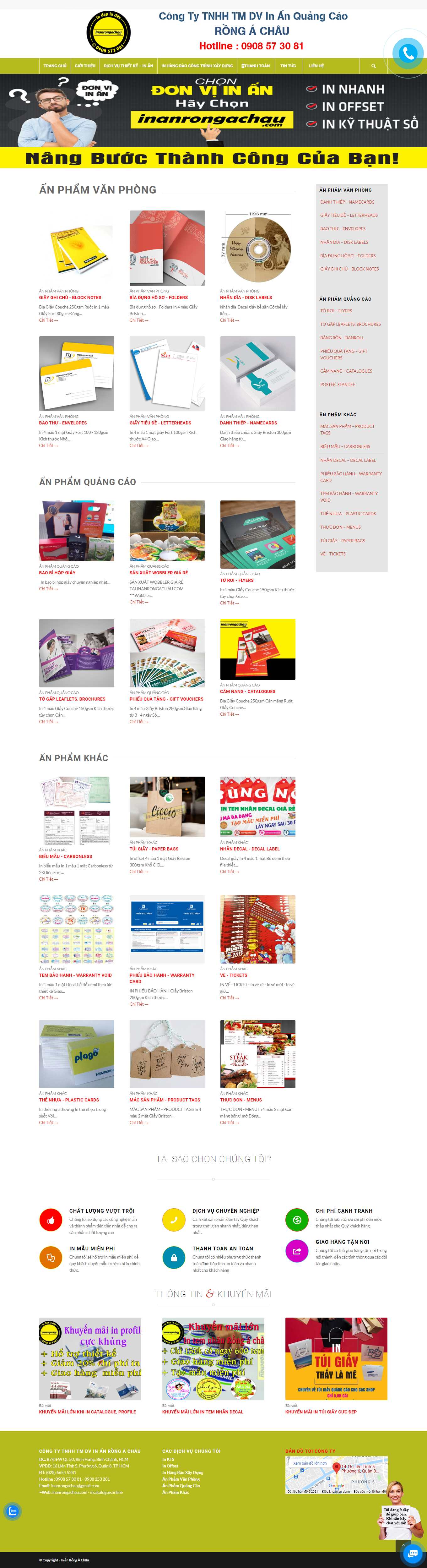 Thiết kế Web quảng nam inanrongachau.com