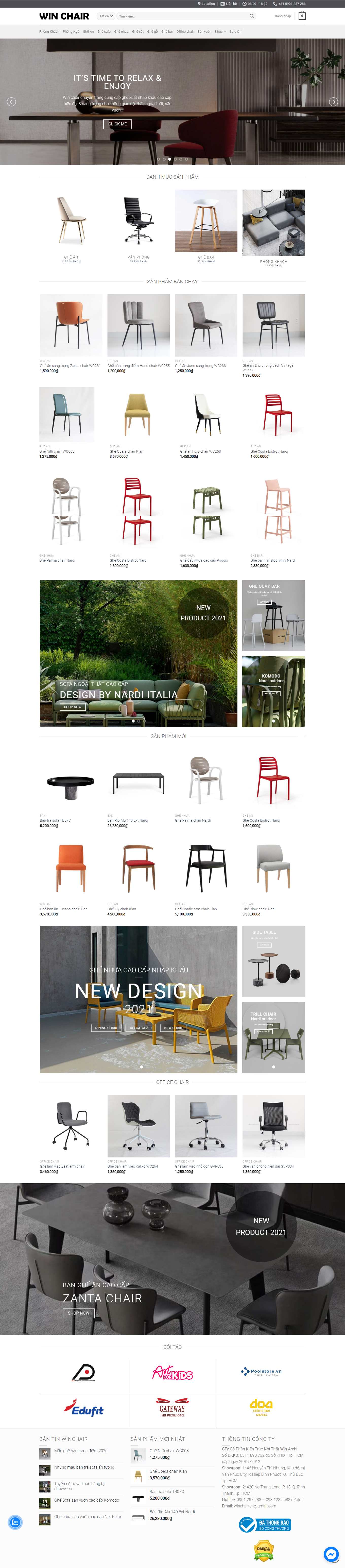 Thiết kế Web quảng nam winchair.vn