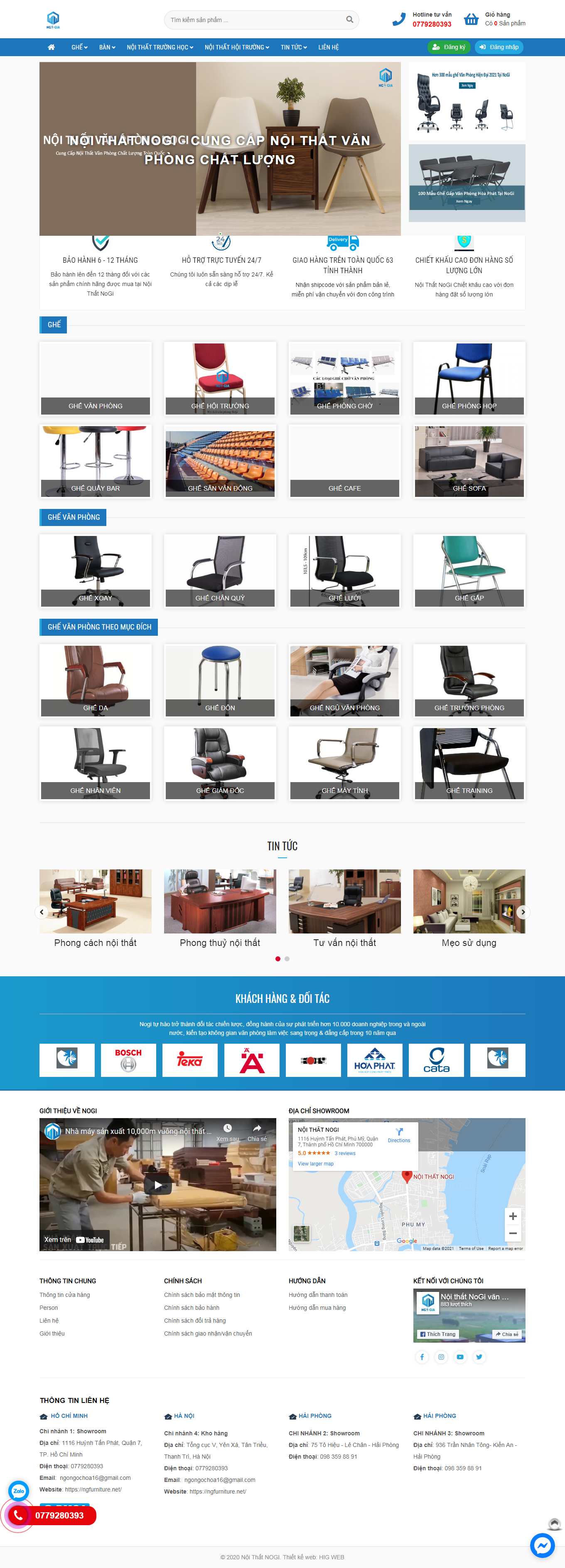 Thiết kế Web quảng ngãi ngfurniture.net