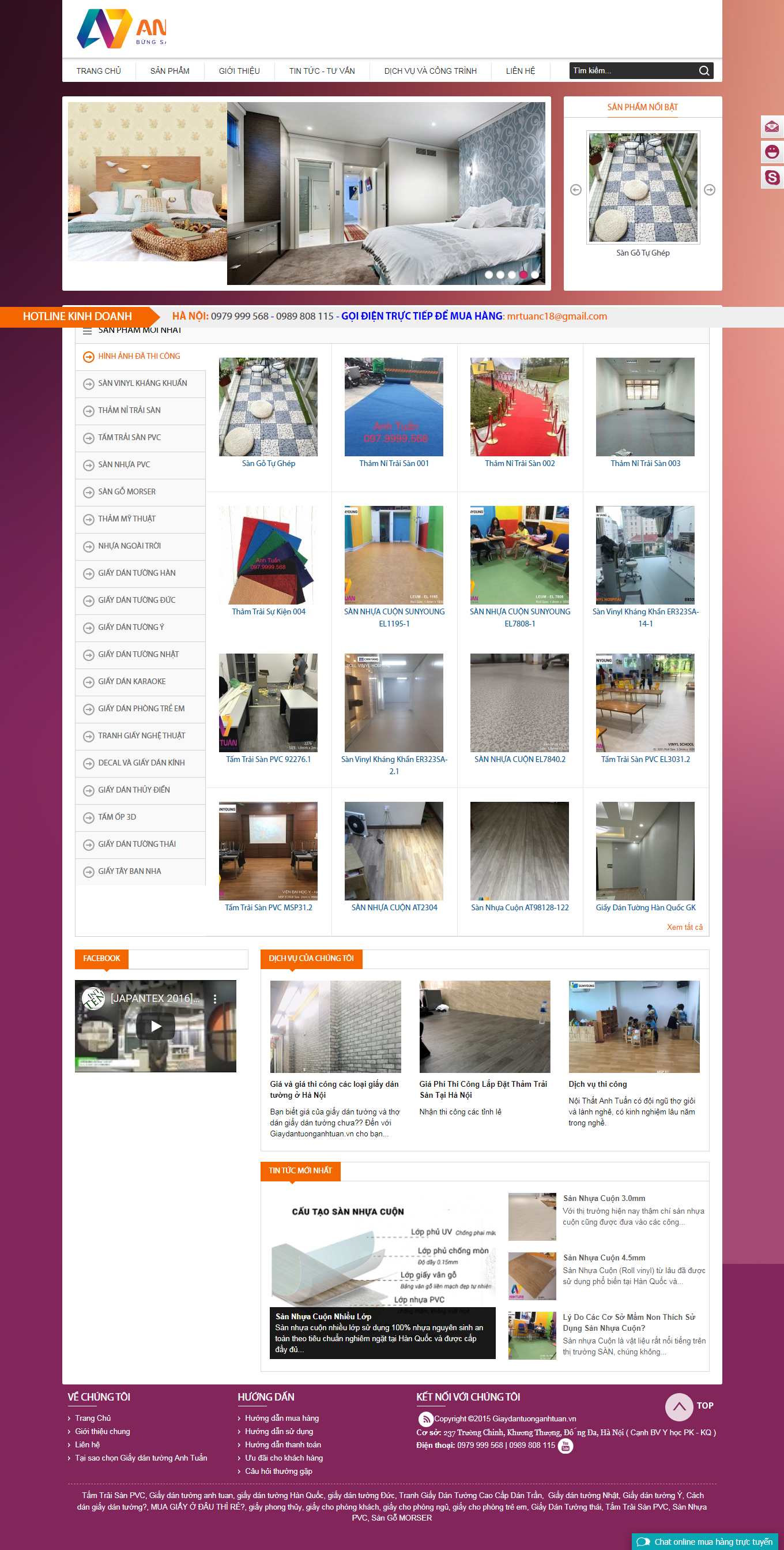 Thiết kế Web quảng ninh giaydantuonganhtuan.vn