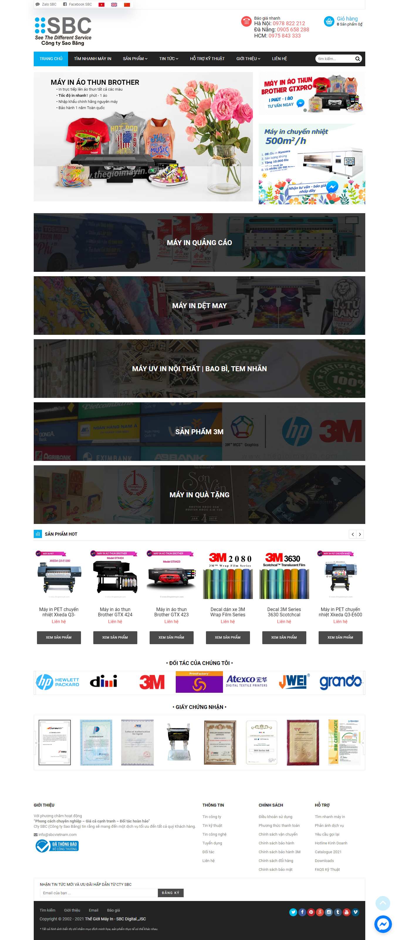 Thiết kế Web quảng ninh thegioimayin.com