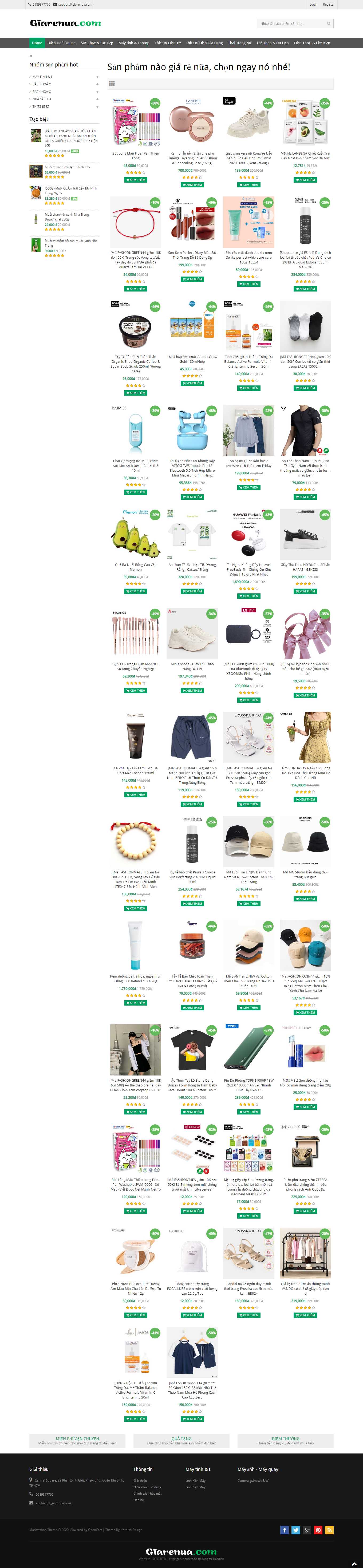 Thiết kế Web quảng trị giarenua.com