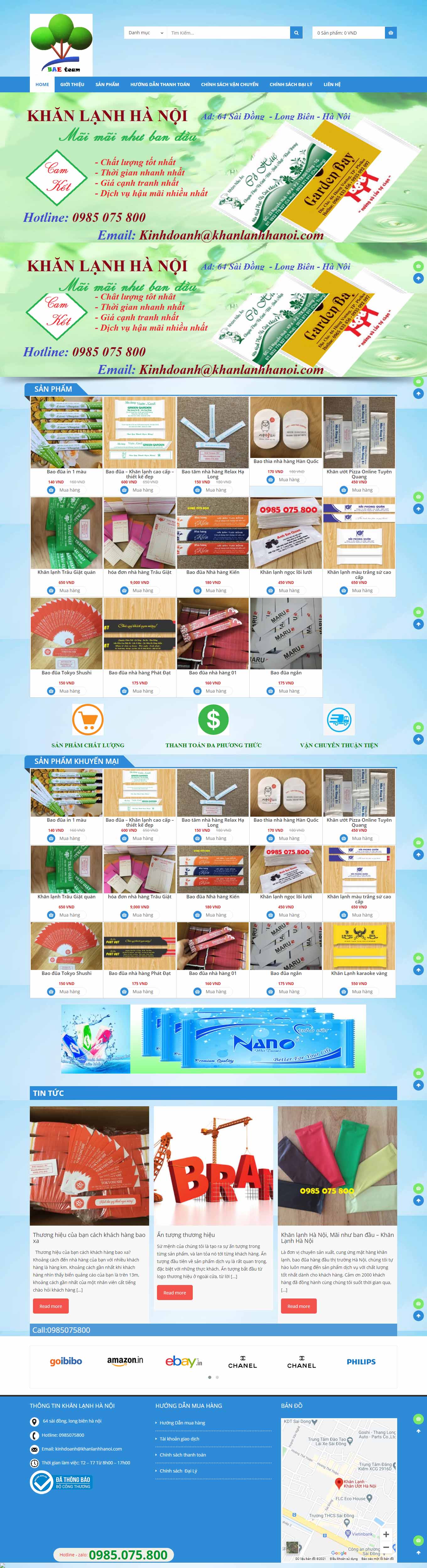 Thiết kế Web quảng trị khanlanhhanoi.com