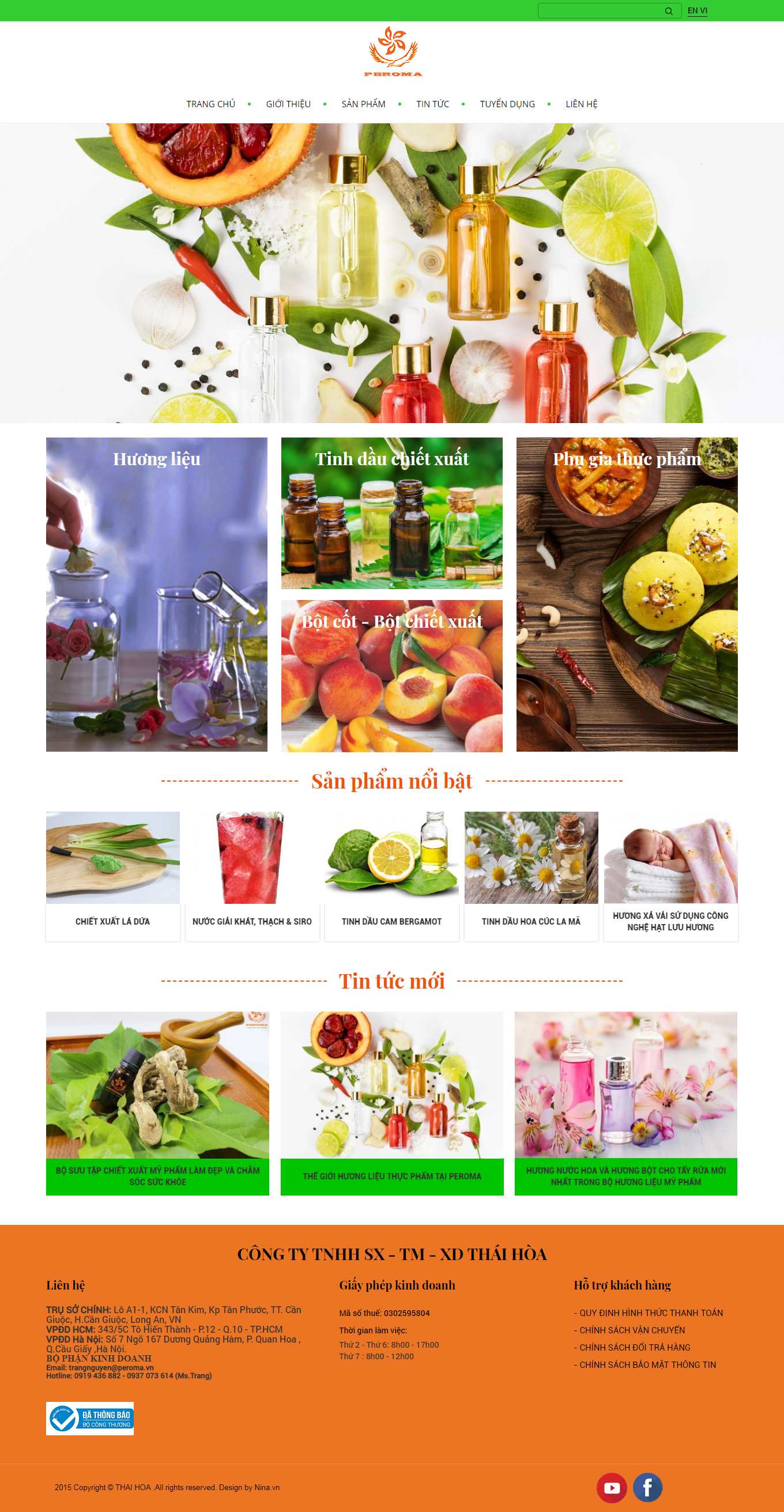 Thiết kế Web sóc trăng peroma.vn