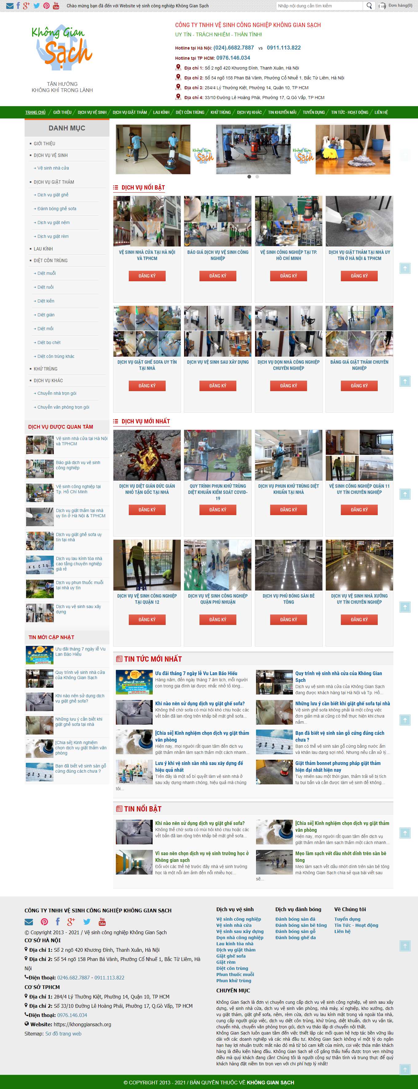 Thiết kế Web thái bình khonggiansach.org