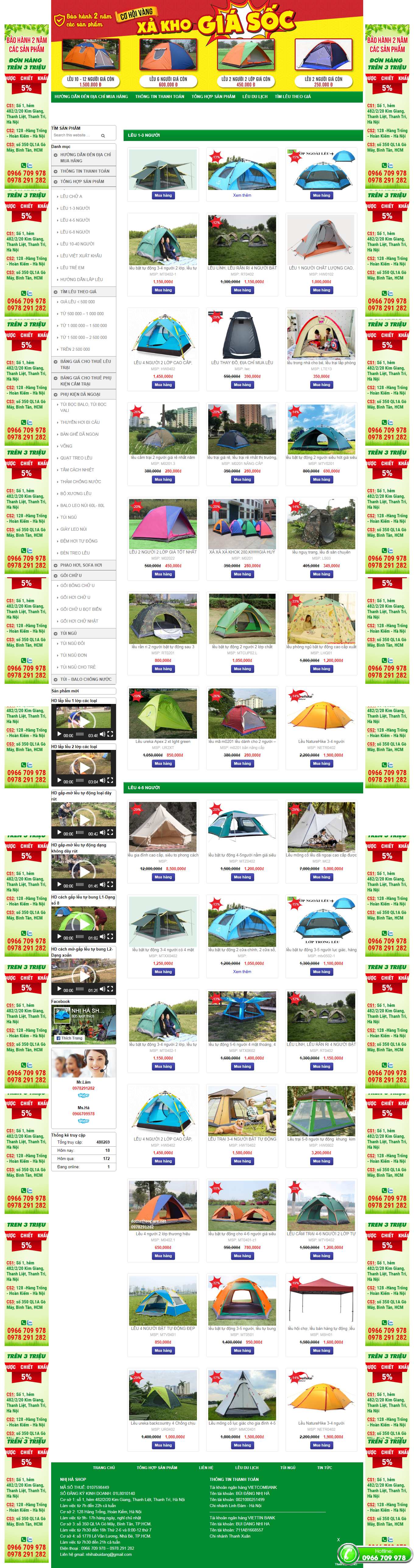 Thiết kế Web thái bình leudulichcucre.com