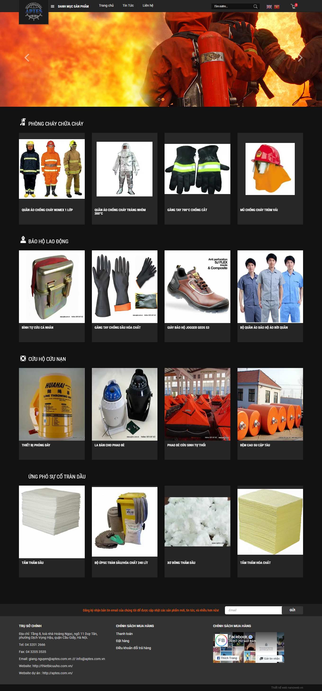 Thiết kế Web thái bình thietbicuuho.com.vn