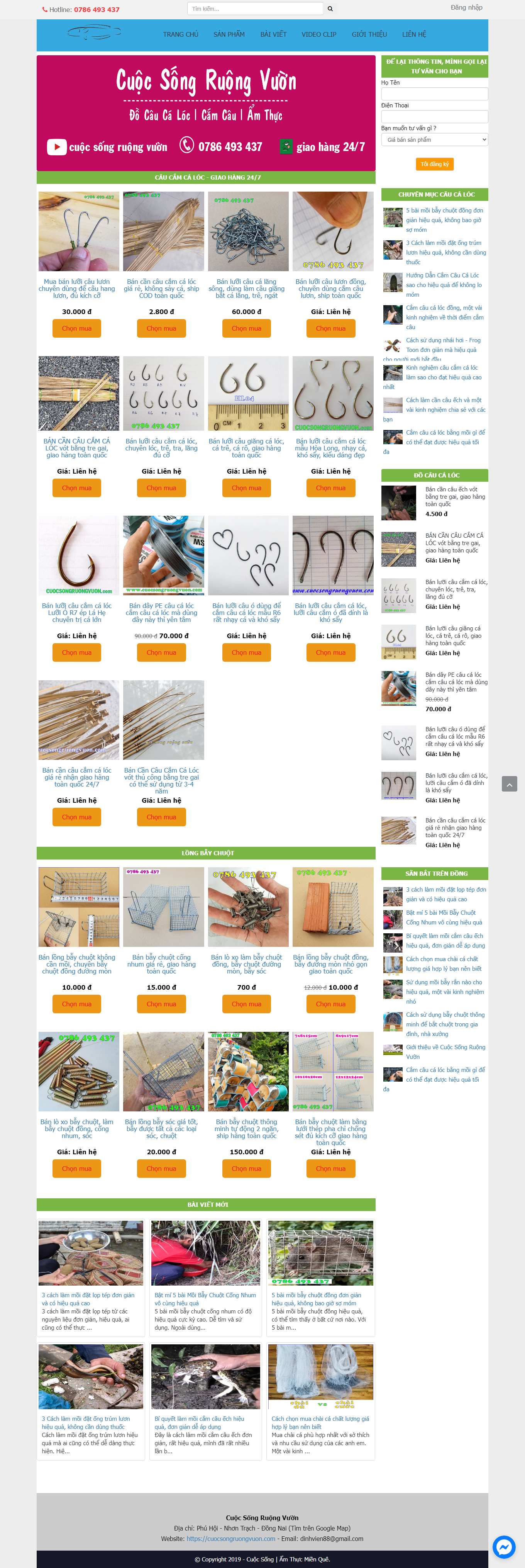 Thiết kế Web thái nguyên cuocsongruongvuon.com