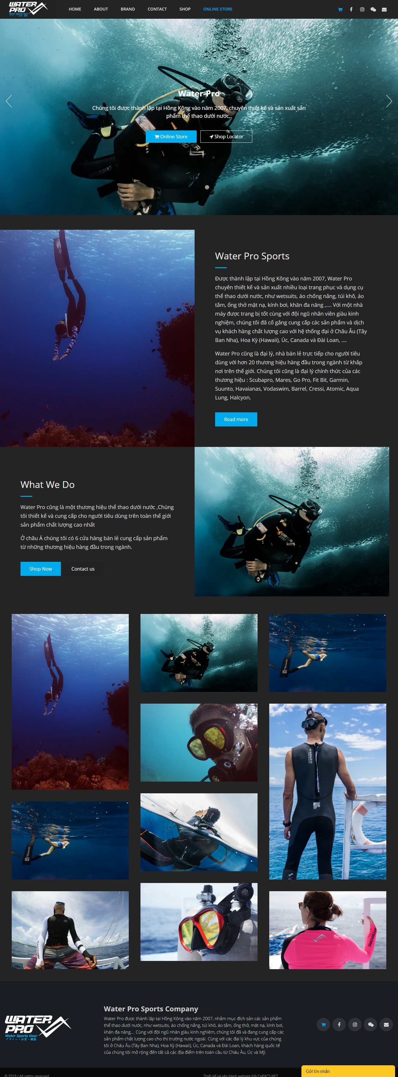 Thiết kế Web thừa thiên huế water-pro.vn