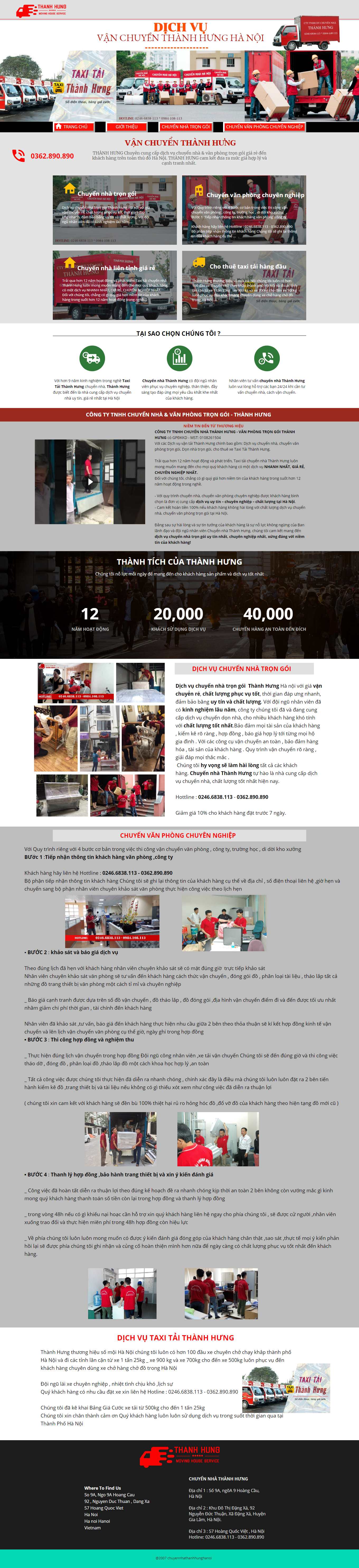 Thiết kế Web thừa thiên huế congtythanhhunghanoi.com