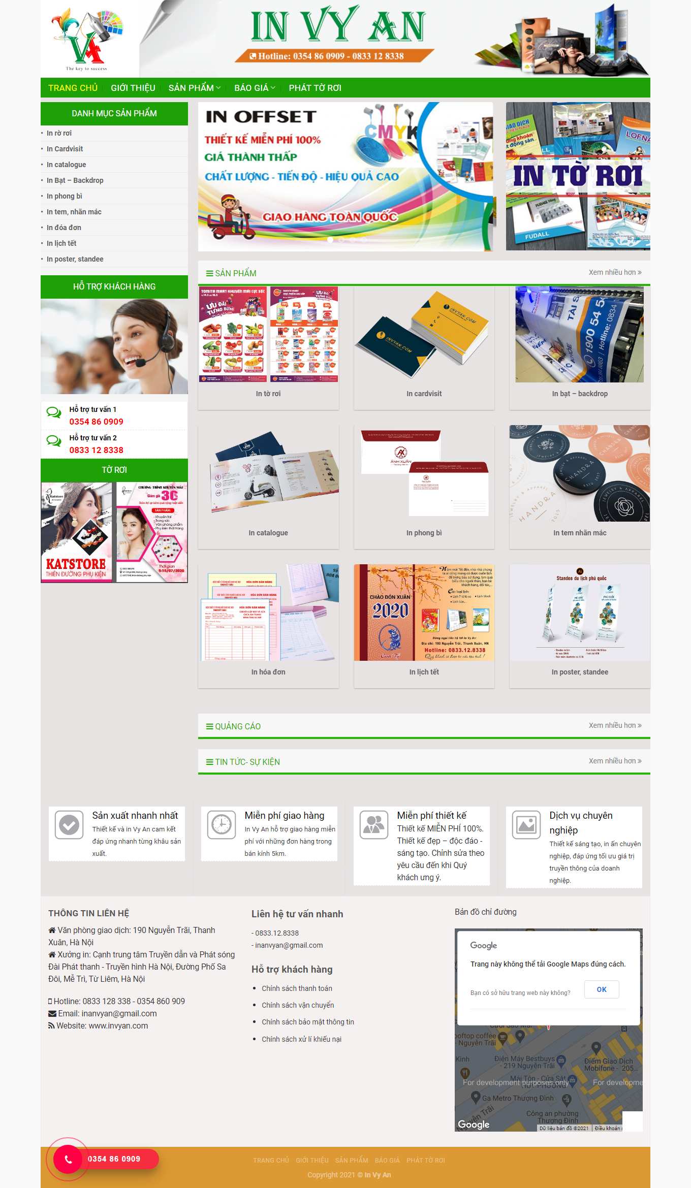 Thiết kế Web thừa thiên huế invyan.com