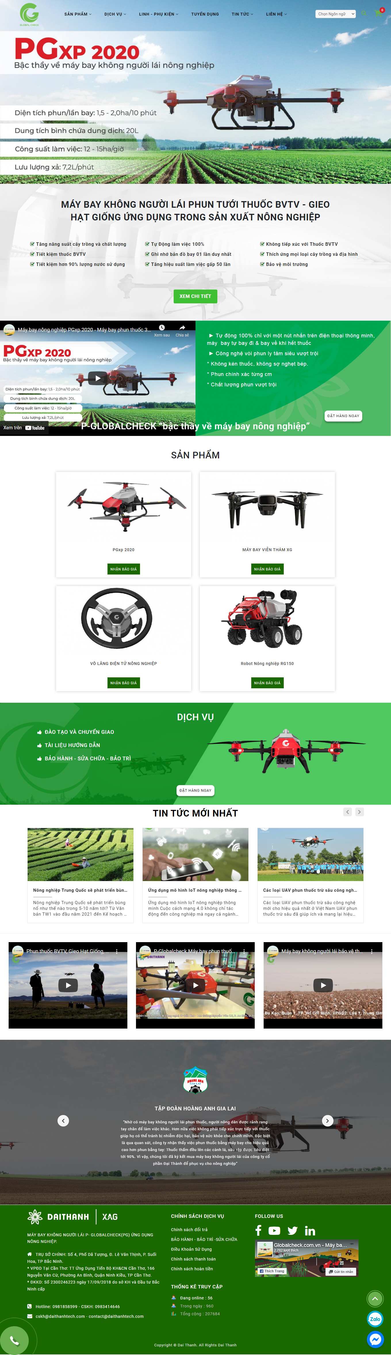 Thiết kế Web trà vinh globalcheck.com.vn